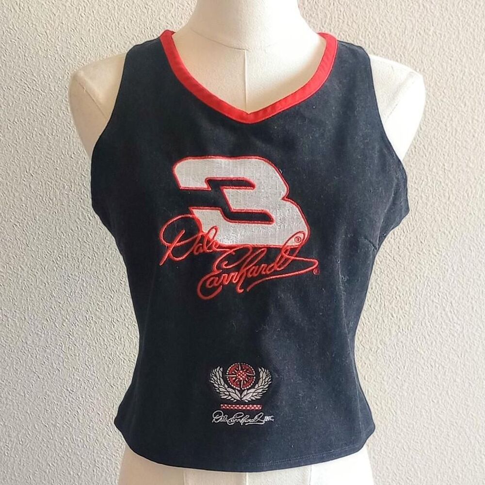 Y2K Dale Earnhardt no.3 Cropped Grunge Halter